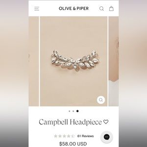 Olive & Piper Campbell Headpiece